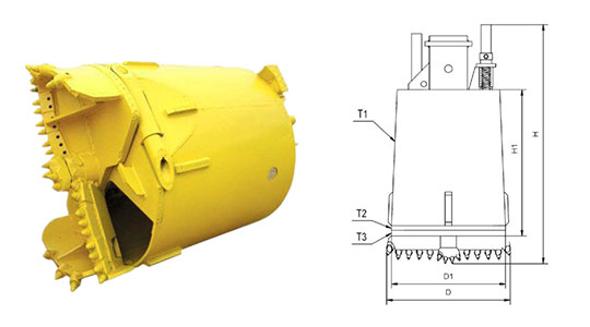 Double-cut-rock-drilling-bucket-image